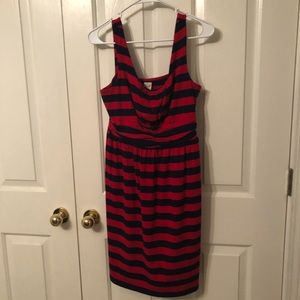 🔴Red and Black Striped Sun Dress🔴